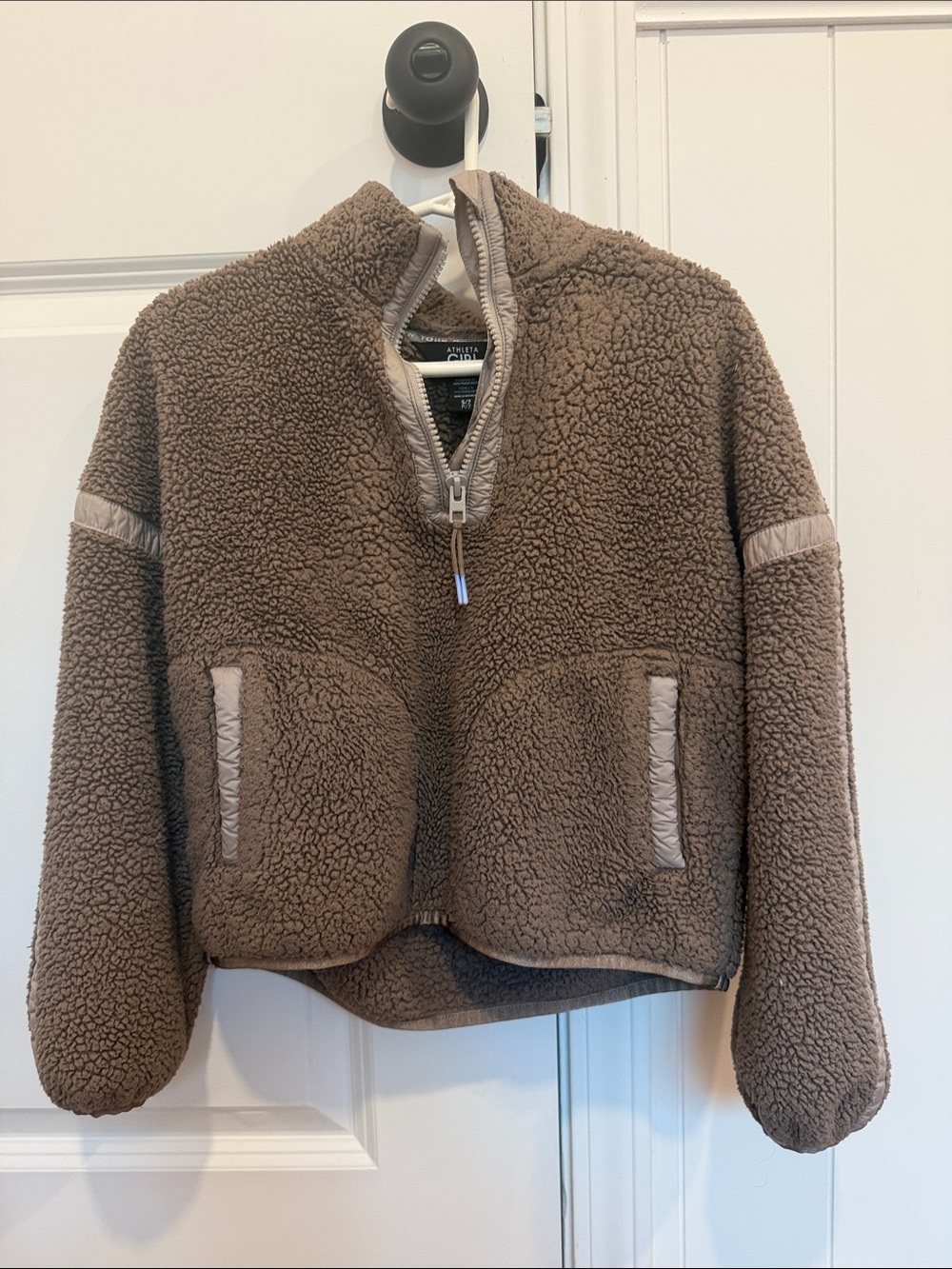 Athleta Girl Half-Zip Sherpa Jacket
